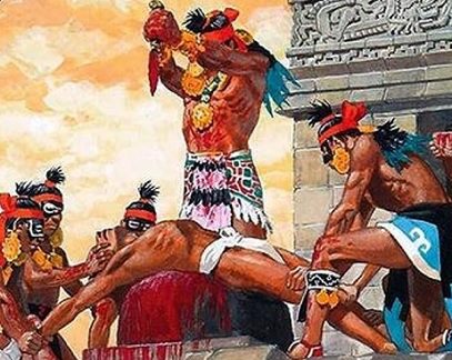 Aztecas y sacrificios humanos