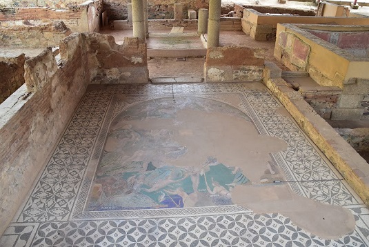 Mosaico casa del Mitreo