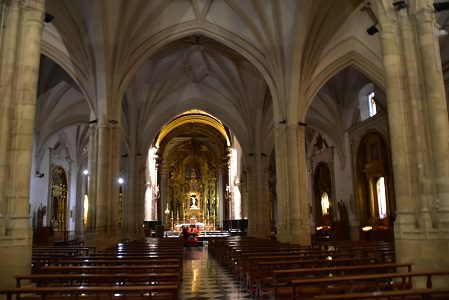 Interior basilica de san Idelfonso