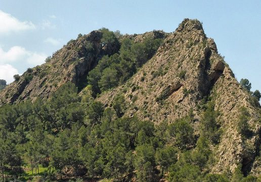 Zona escalada castillo de los Garres