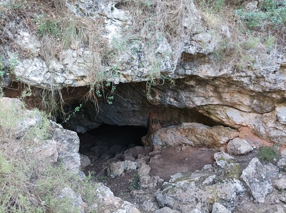 Entrada cueva Pates