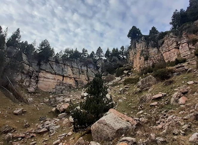 Zona escalada corral de Vallsabuc