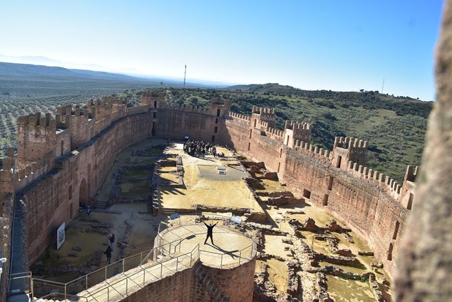 Interior castillo de Burgalimar