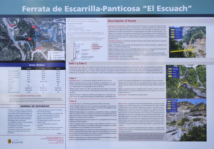 Croquis vía ferratal escuacho