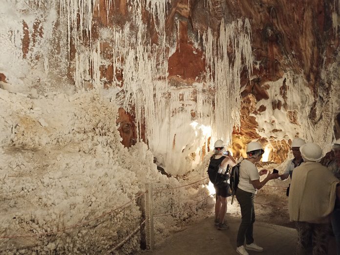 Interior minas de sal de Cardona