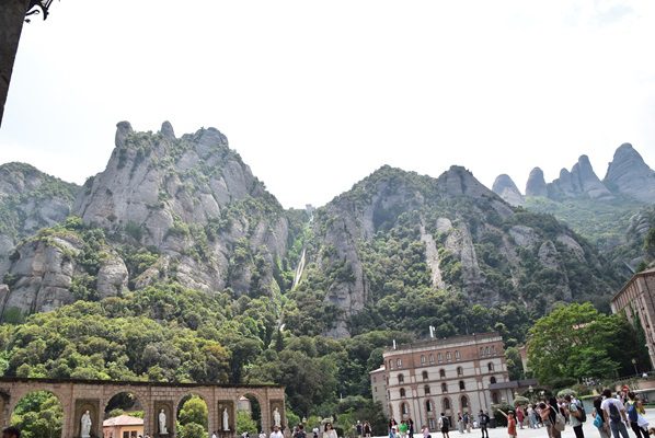 Vista del Monasterio de Montserrat
